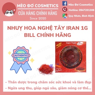 Nhuỵ hoa nghệ tây Saffron Super Negin xuất xứ IRAN