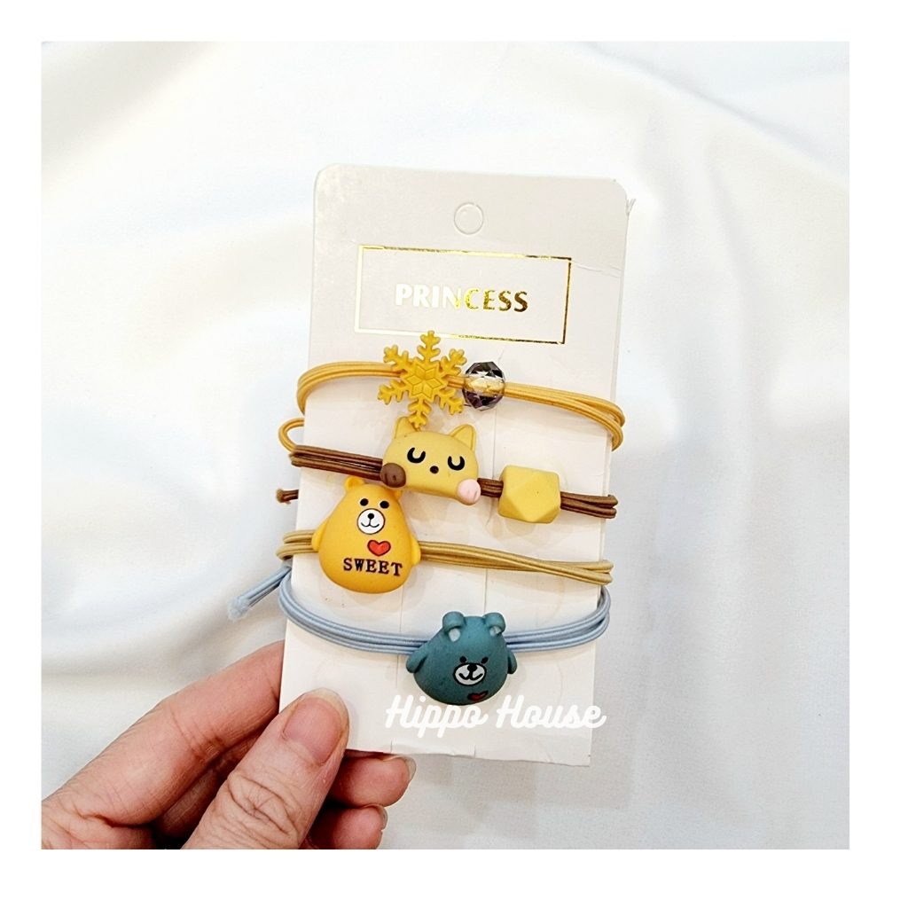 Dây Buộc Cột Tóc Đẹp Xinh Dễ Thương Kiểu Hàn Quốc Giá Rẻ Hippo House