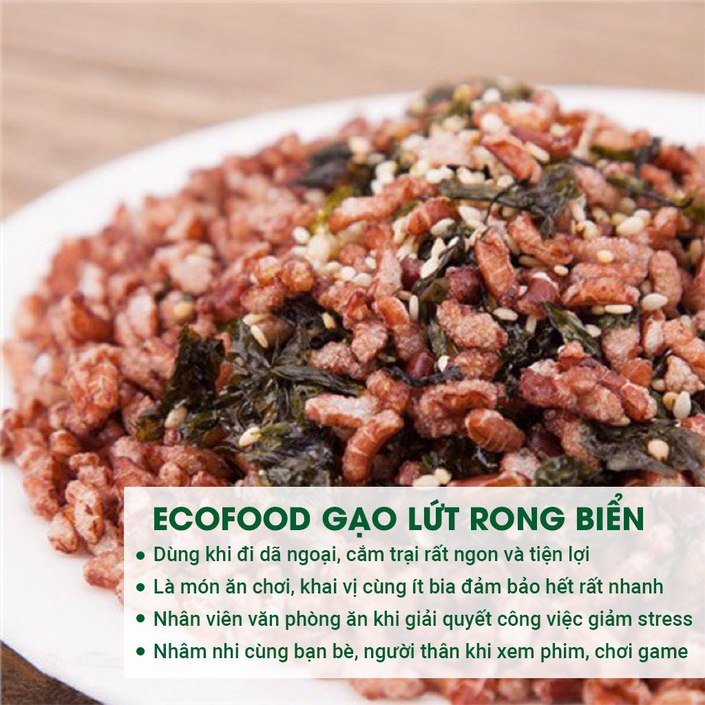 Gạo lứt rong biển Hàn Quốc, Gạo lứt sấy mix rong biển ăn kiêng, giảm cân, sạch &amp; đảm bảo