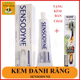 Combo 4 tuýp Kem Đánh Răng Sensodyne 100g tặng kèm 2 bàn chải