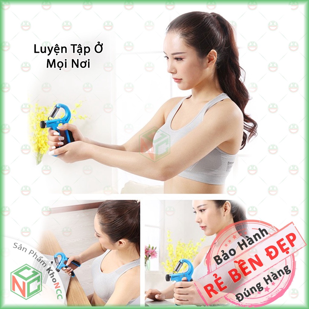 [KhoNCC] Dụng Cụ Tập Gym Tập Tay, Kìm Bóp Lực Tay Chữ R - A Có Lò Xo Điều Chỉnh Lực - Tập Cơ Ngón Tay - NLM-KTCR