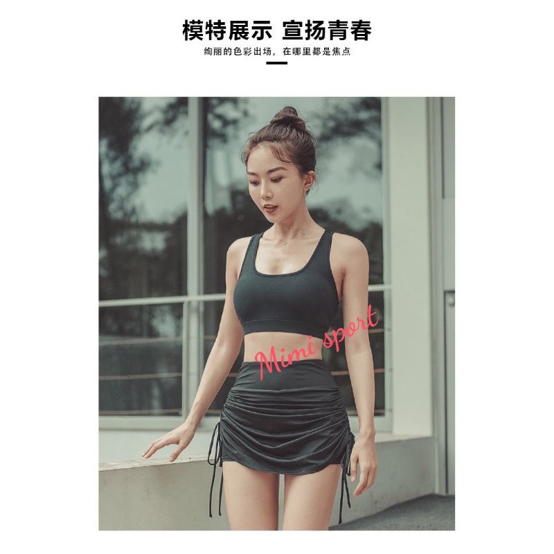 QUẦN VÁY RÚT TẬP GYM AEROBIC