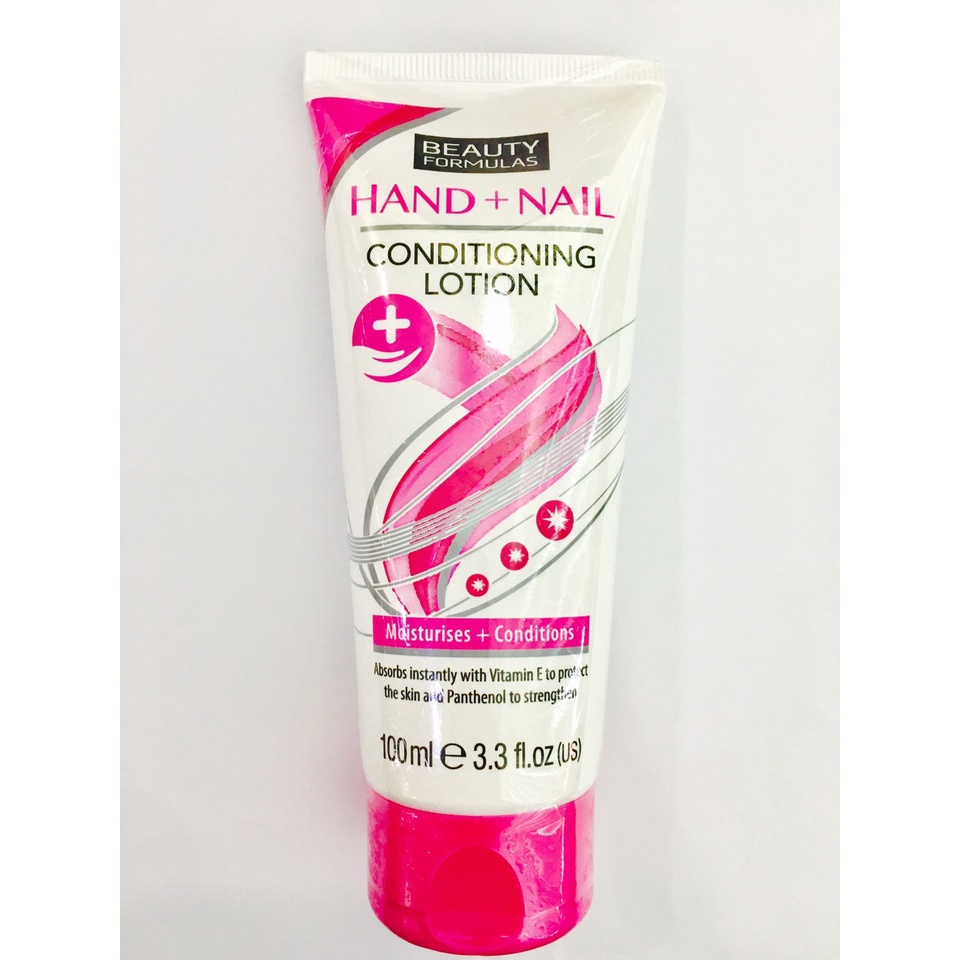 Kem Dưỡng Ẩm Mềm Mịn Da Tay và Móng Tay Beauty Formulas 100ml Anh Quốc