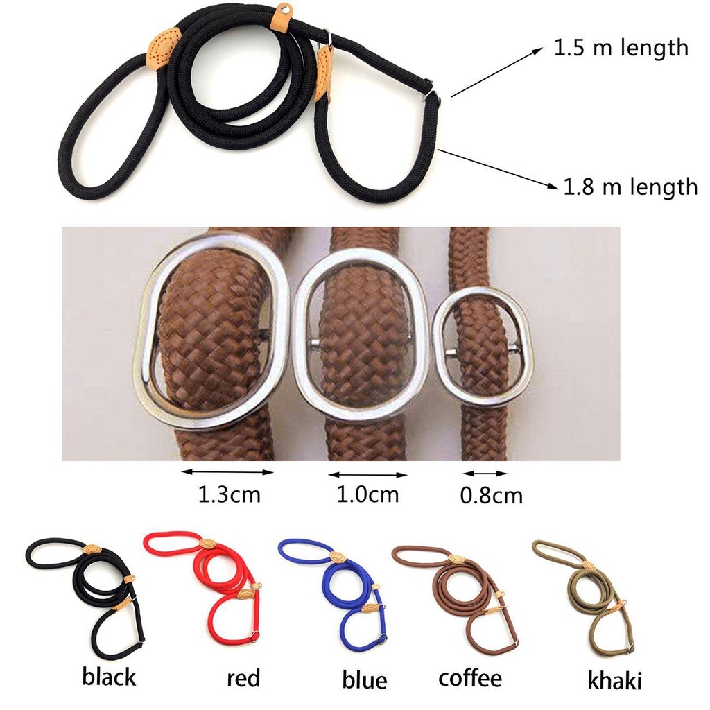 1 Dây Dắt Thú Cưng Đi Dạo Bằng Nylon Siêu Nhẹ Màu Sắc Đơn Giản