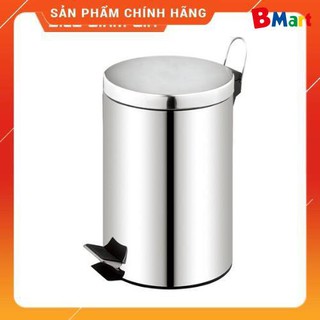 [FreeShip] 5L - THÙNG RÁC TRÒN INOX ĐẠP CHÂN VINAMOP VNTB50  - HÀNG CHÍNH HÃNG VINAMOP  - BM