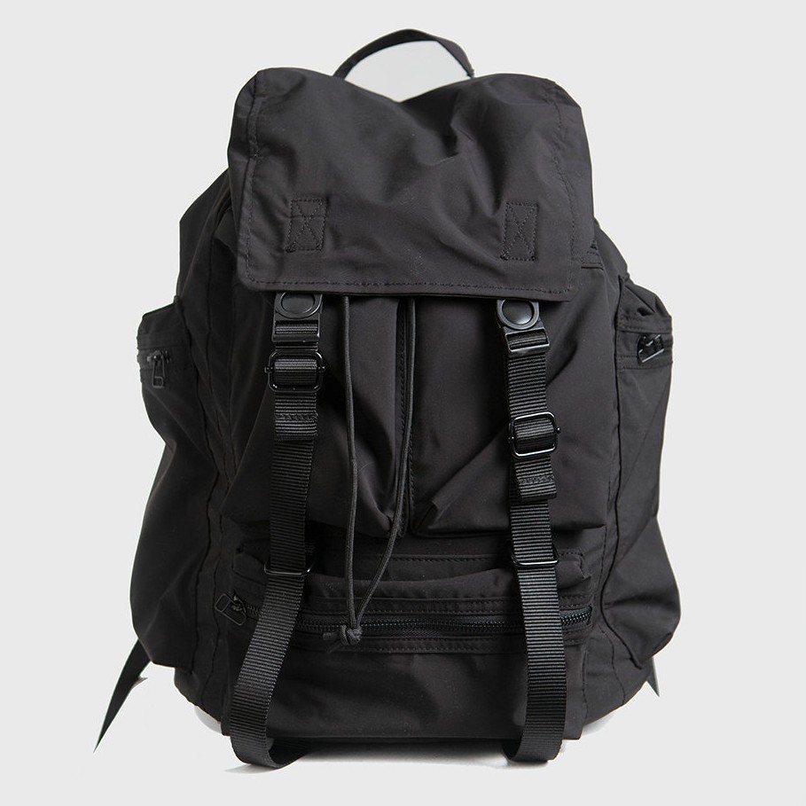 Balo thời trang Unisex All Black đựng laptop cỡ lớn 15.6 inch