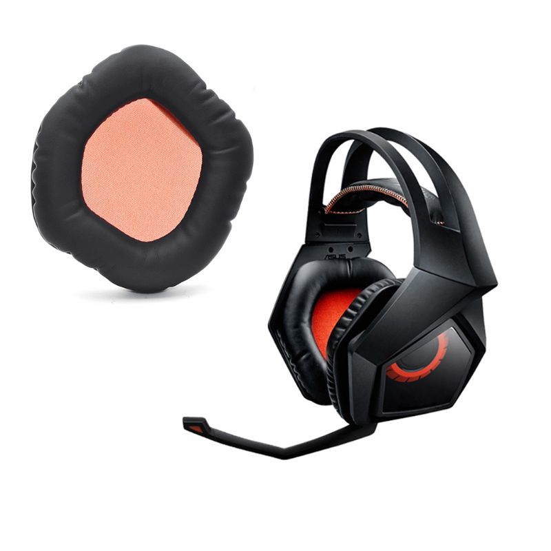 2PCS Leather Earpads Ear Cushions Cover for ASUS STRIX 7.1/2.0/PRO/DSP Headphone