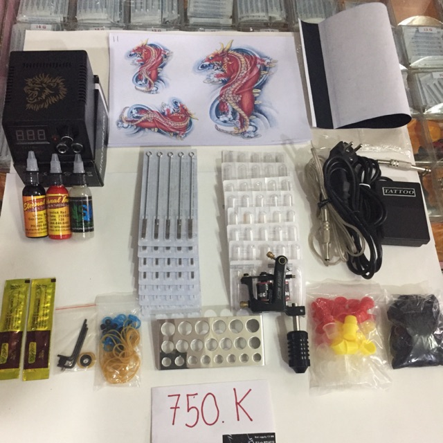 Bộ kit 1 máy xăm Mẫu 01 ( hàng có sẵn)