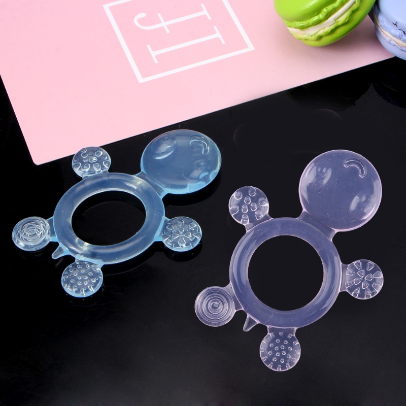 Đồ Chơi Gặm Nướu Bằng Silicone Không BPA Hình Rùa Dành Cho Trẻ Em