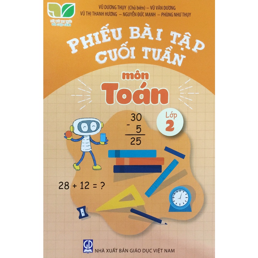 Sách - Phiếu bài tập cuối tuần môn toán lớp 2 (Kết nối tri thức với cuộc sống)