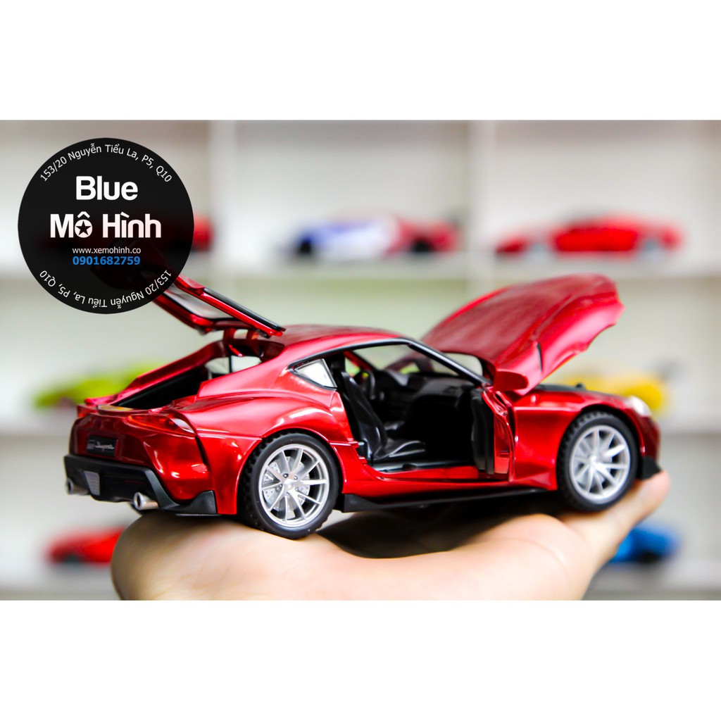 Blue mô hình | Xe mô hình Toyota Supra New 1:32 - Đỏ