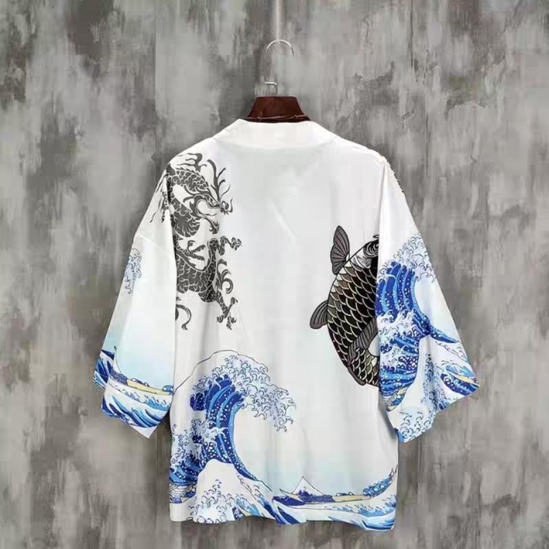 【lei19.vn】Áo choàng phong cách Trung Quốc cho các cặp đôi nam và nữ Hanfu Ukiyo-e phong cách cổ đại triều quốc quần áo chống nắng mùa hè áo khoác cardigan nhẹ thoáng khí