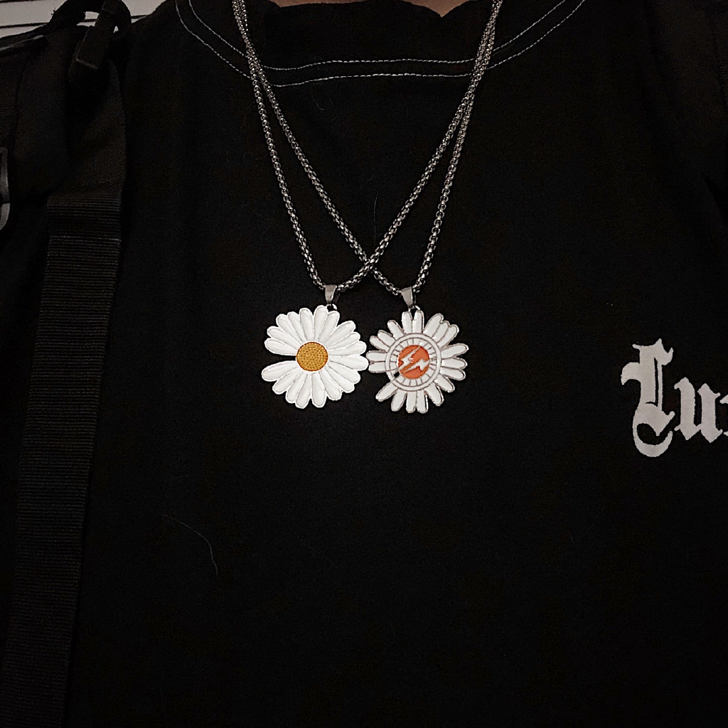 Dây Chuyền Mặt Hình Hoa Hướng Dương Phong Cách Harajuku 22194