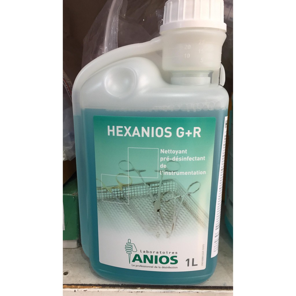 Dung dịch ngâm tẩy rửa dụng cụ phẫu thuật Hexanios G+R