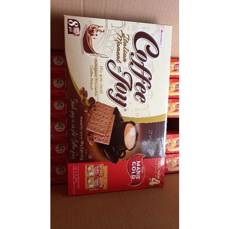 BÁNH COFFEE JOY HỘP 360G ( tặng thêm 4 gói giá không đổi)
