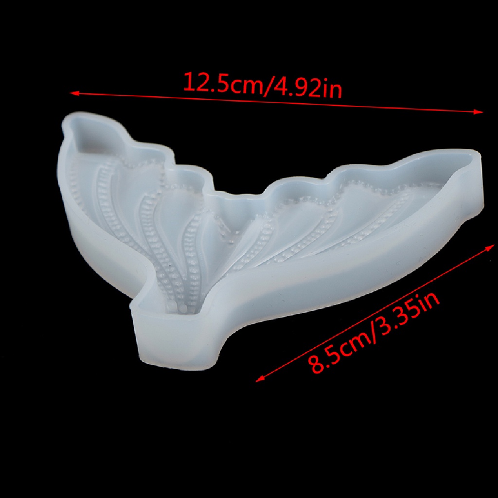 BGJY Fairy Mermaid Tail Scale Silicone Fondant Mould Beach Animal Cake Icing Mold NEW