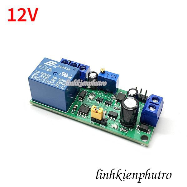 Mạch Kích Tạo Trễ Ngắt Relay 12V WT338