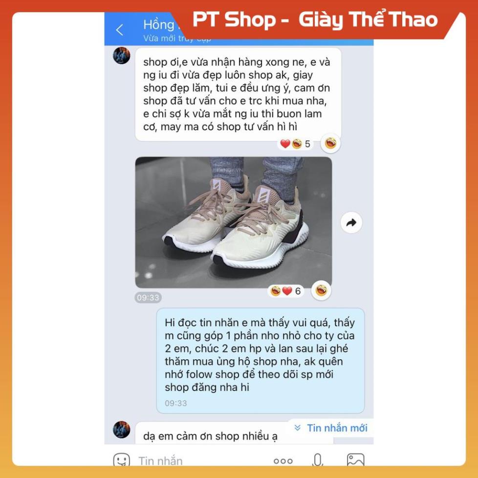 [FreeShip+Giá Hủy Diệt] Giầy Alphabounce xịn sò Full phụ kiện, Giày Sneaker Alphabounce kem sữa , Hót trend