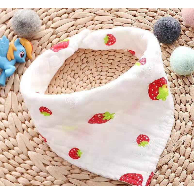 Yếm Tam Giác Cho Bé Dày Dặn, Chất Xô Cotton Mềm Mại, Thấm Hút Tốt Kiến Baby Store