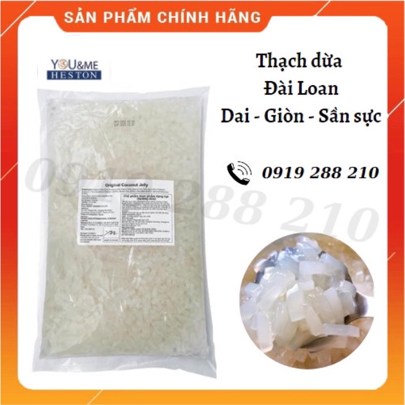 THẠCH DỪA ĐÀI LOAN THẠCH GIÒN SẦN SẬT, rất hợp trà hoa quả/trà sữa