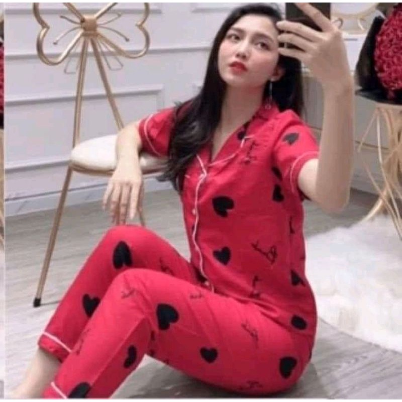 bộ ngủ nữ pijama tay ngắn quần dài  nhiều mẫu🍀 | BigBuy360 - bigbuy360.vn