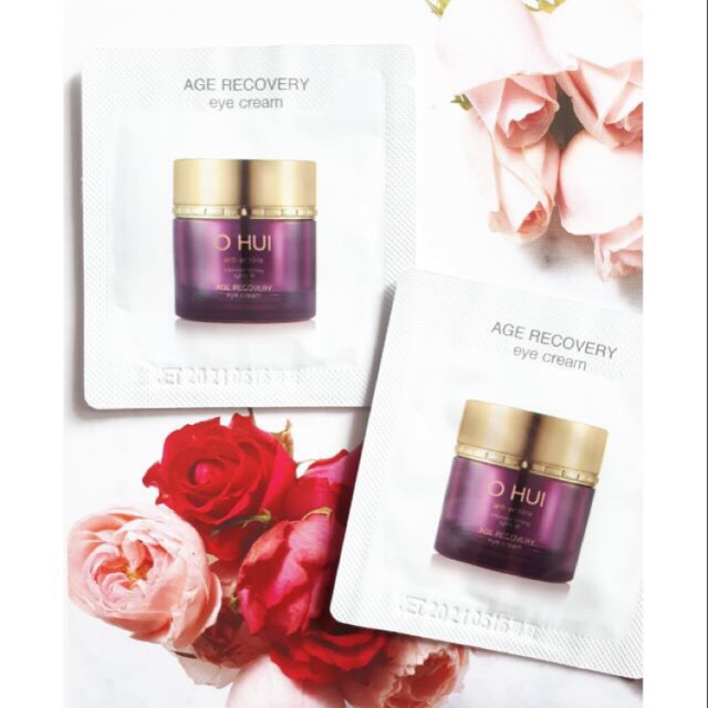 10 gói Kem dưỡng chống lão hóa vùng mắt cải thiện nếp nhăn Ohui Age Recovery Eye Cream