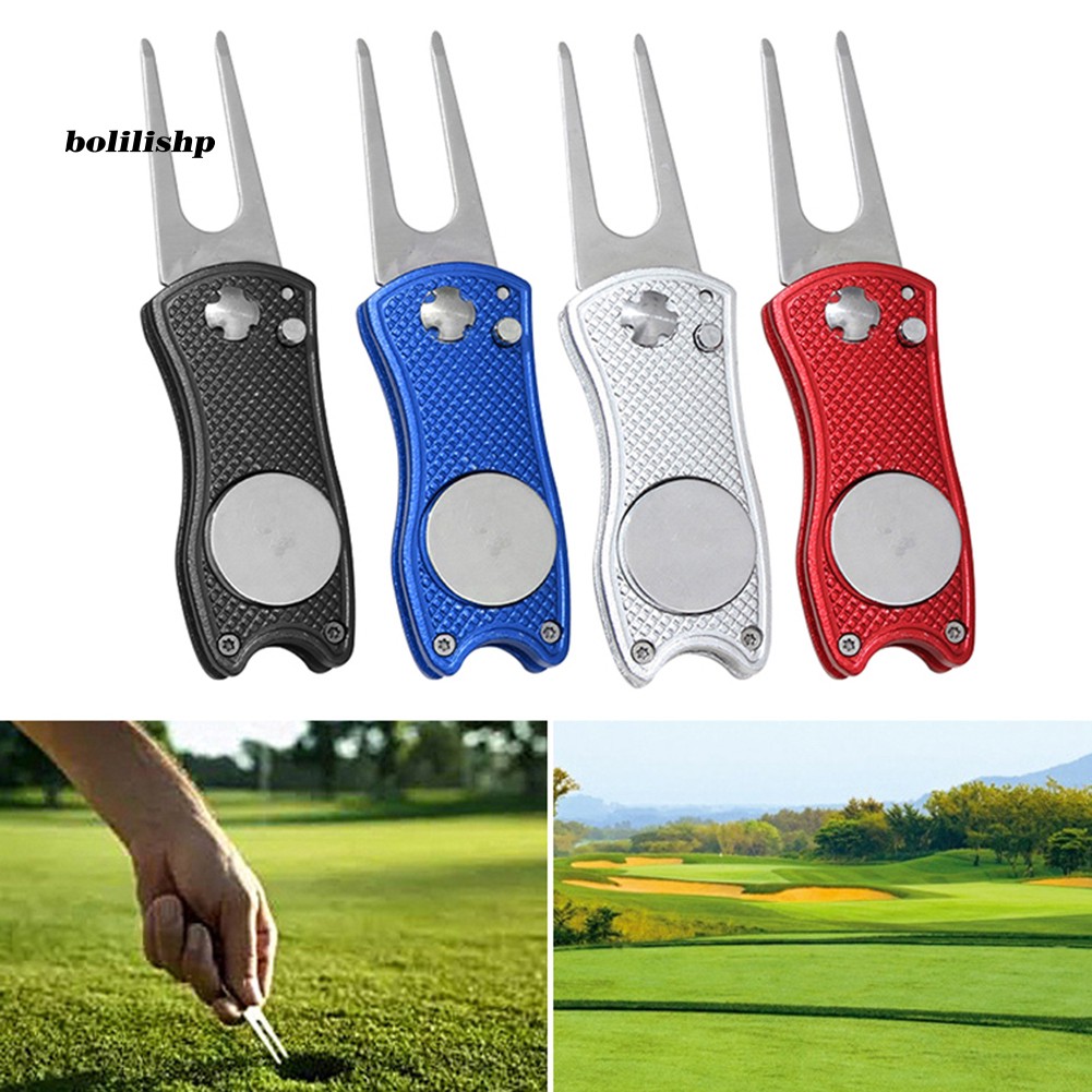 Bút Đánh Dấu Vị Trí Bóng Golf Bằng Thép Không Gỉ Blp_F Có Thể Gập Lại