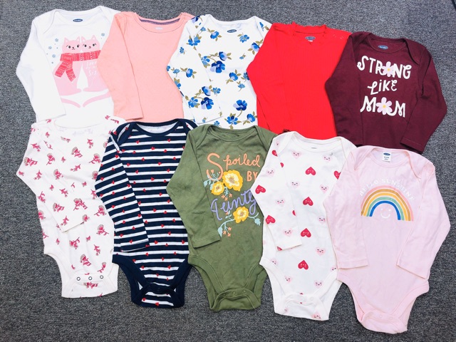 [Ngẫu nhiên] Set 10 bodysuit dài tay OldNavy onweb 2019 | BigBuy360 - bigbuy360.vn