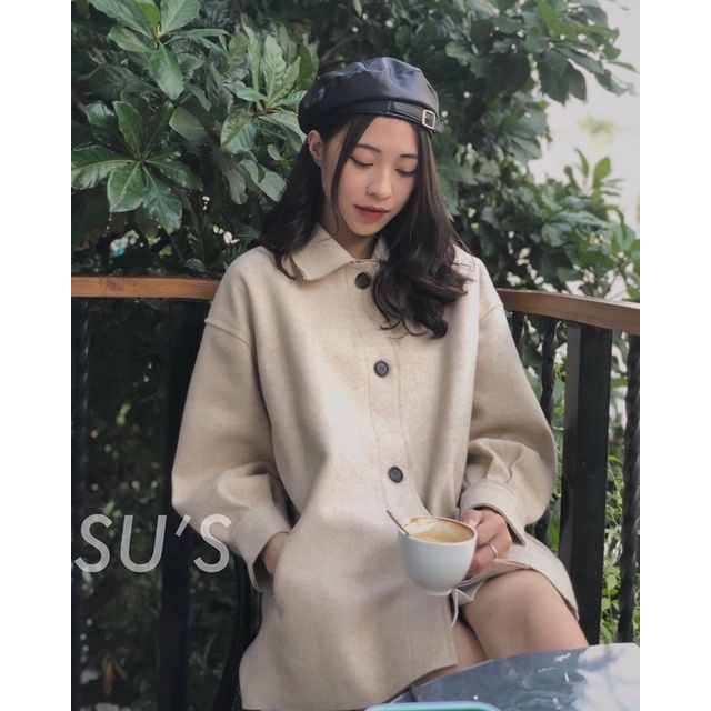 [Ảnh thật/Video]Áo dạ ép Levin kiểu dáng lạ mới form rộng Áo khoác ngoài Hàn Quốc | BigBuy360 - bigbuy360.vn