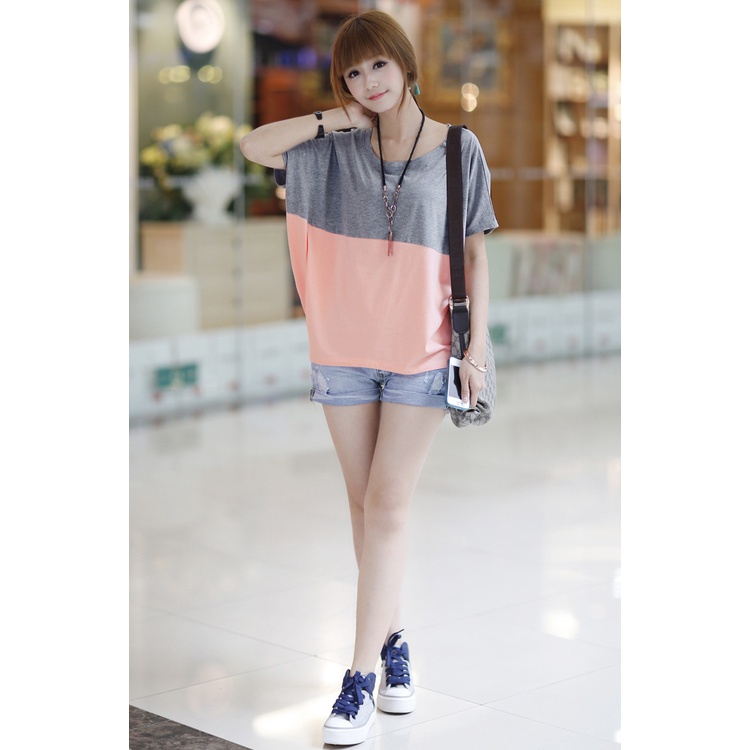 Áo thun nữ cánh dơi rộng rãi mang lại cảm giác thoải mái