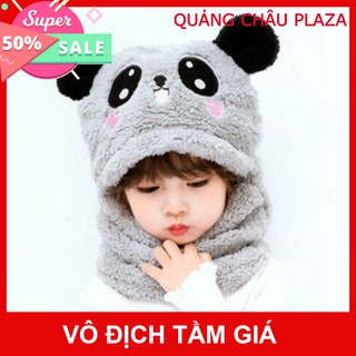 [ siêu ấm ] Mũ len bông con nhỏ gấu Panda