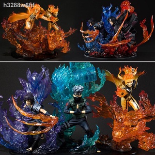 Naruto trọn bộ ngọn lửa phải là Sano Uchiha Sasuke Kakashi Xiaoying figure