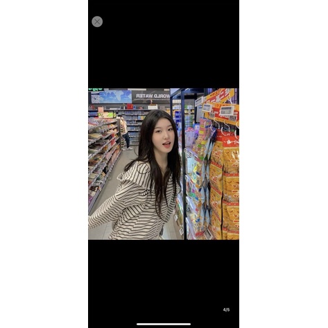 ÁO KHOÁC HOODIE NỮ  VIỀN SỌC CÓ DÂY KÉO THỜI TRANG CHỐNG NẮNG THỜI TRANG XINH LUNG LINH