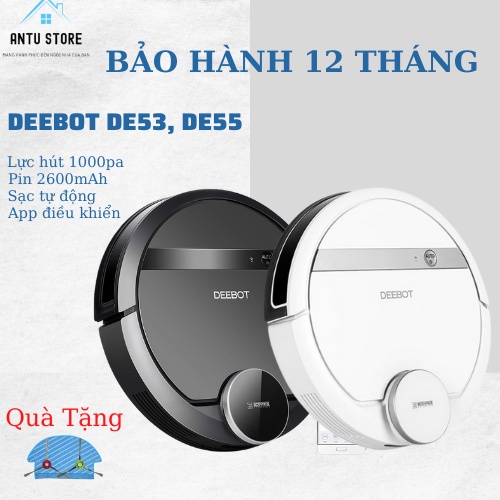 Robot Hút Bụi Lau Nhà Tự Động Thông Minh Ecovacs Deebot DE53/DE55 Hàng Trưng Bày - AnTu Store