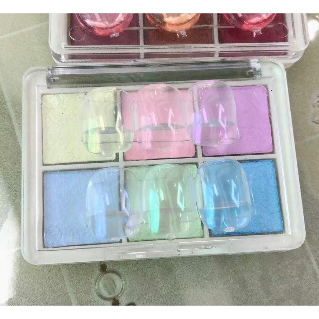 Bột Ngọc Trai Nén 6 Màu Siêu Đẹp Mã FS 01 - Trang Trí Móng Hiệu Ứng Ngọc Trai