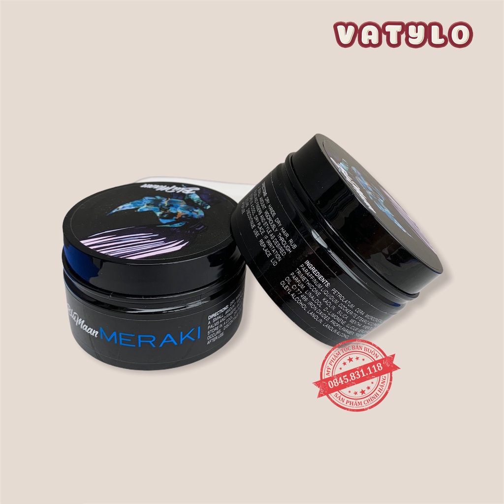 Sáp vuốt tóc nam BLUMANN 100g  Keo vuốt tóc nam nữ Gel tạo kiểu undercut side part mùi thơm dễ chịu MN10