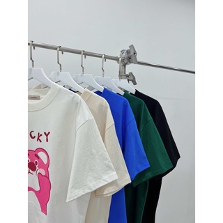 Áo thun tay lửng form oversize | Lucky Tee | Secodee