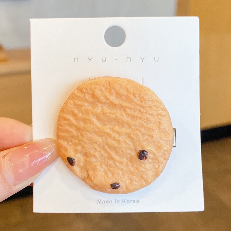 Kẹp Tóc Hình Bánh Quy Dễ Thương Cho Bé Gái