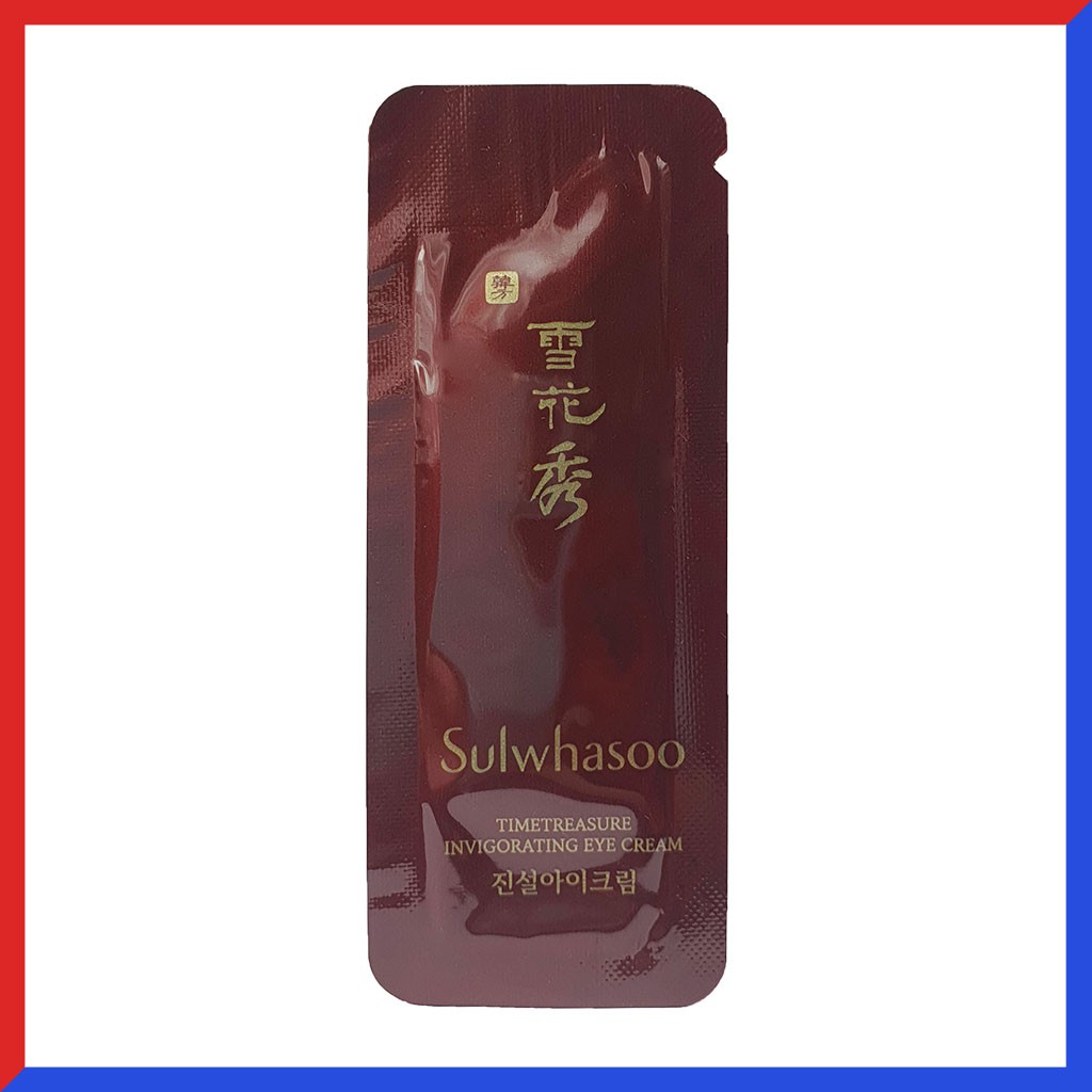 Gói Kem Dưỡng Mắt Sulwhasoo Timetreasure Invigorating Eye Cream Sample 1ml