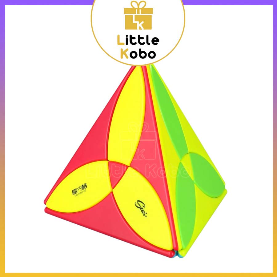 Rubik Biến Thể QiYi Clover Pyraminx Stickerless Rubic Biến Thể Pyraminx