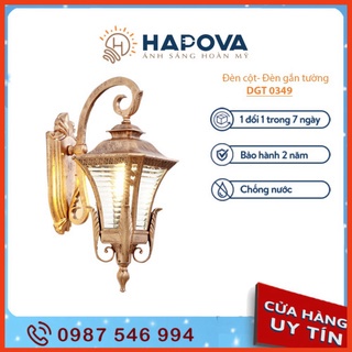 Đèn tường, đèn ốp tường ngoài trời HAPOVA  KAZIE 0349