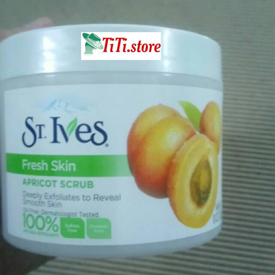 Tẩy Da Chết Hương Mơ St.Ives Dạng Hũ 283g