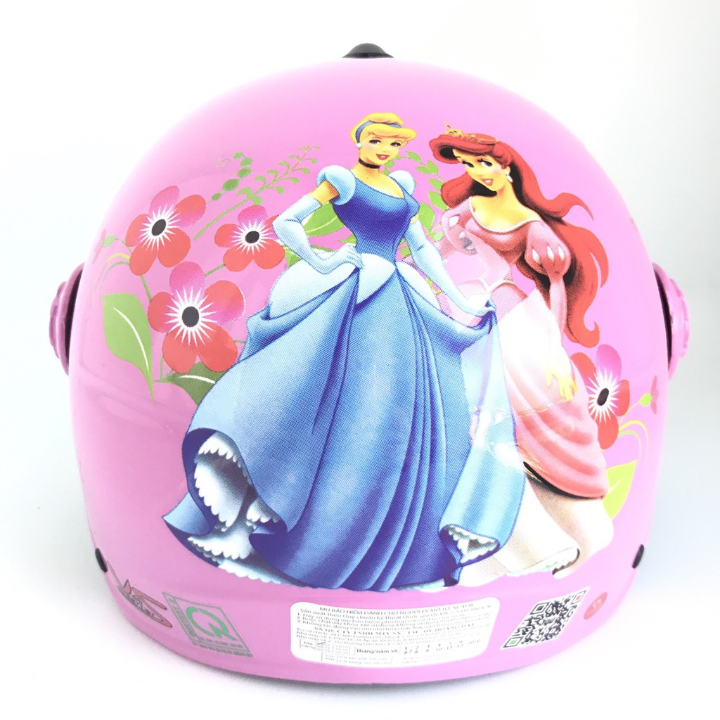 Mũ bảo hiểm trẻ em dành cho bé  từ 3 đến 6 tuổi -Vòng đầu 49-52cm - VS103Ks - Among Us - Kitty - Doreamon - Elsa