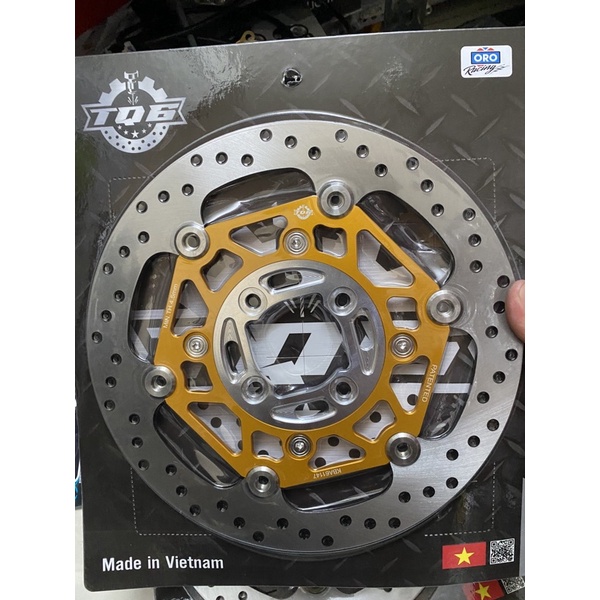 Đia TQ6 260mm gắn nhiều dòng xe 4 lỗ ốc nhe