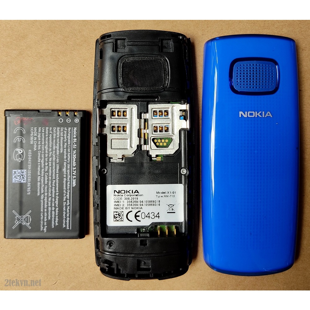 Điện thoại nokia x1-01 2 sim máy chính hãng tặng kèm pin sạc-Bảo hành 12 tháng