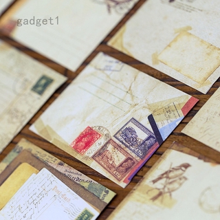 Set 12 Bao Thư Giấy Mini Phong Cách Vintage
