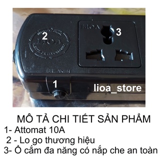 Ổ cắm dân dụng CHỐNG GIẬT 6D33NCG