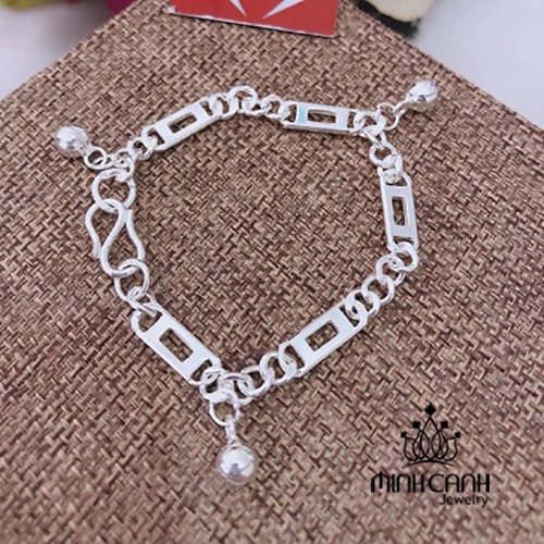 Lắc Bạc Trẻ Em Baby Minh Canh Jewelry