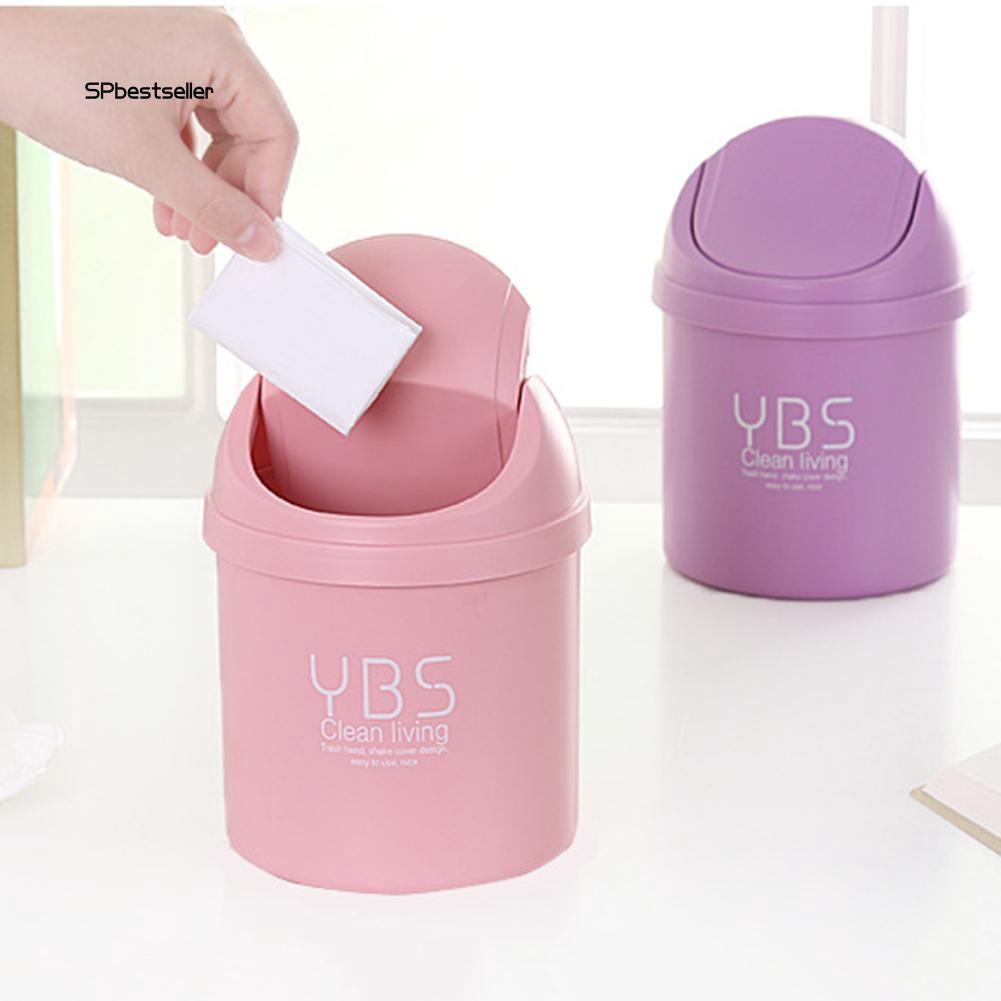 Thùng rác mini để bàn kiểu dáng sáng tạo cho phòng khách/ bàn làm việc