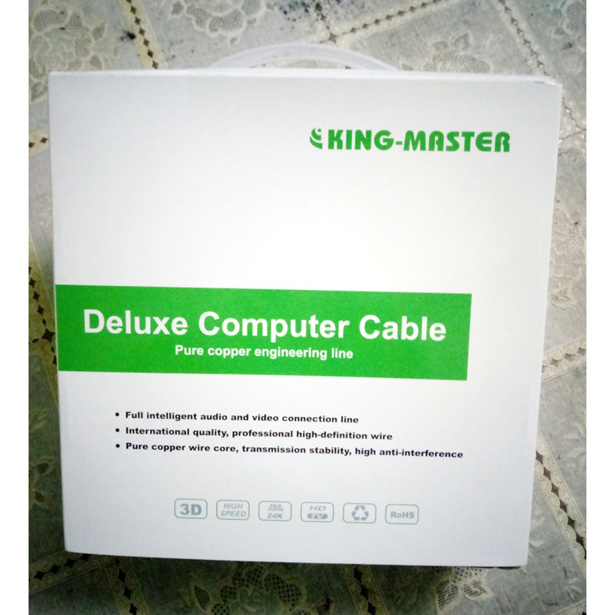 Cable HDMI Kingmaster  - Cable HDMI chất lượng cao ,chóng nhiễu - Cable HDMI 10m